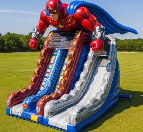 T8-9420 Superhero Theme Inflatable Dry S...
