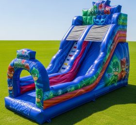 T8-9431 PJ Masks Theme Inflatable Slide