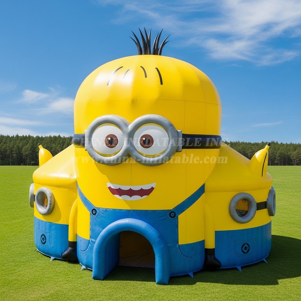 Tent1-6049 Minions Theme Inflatable Tent