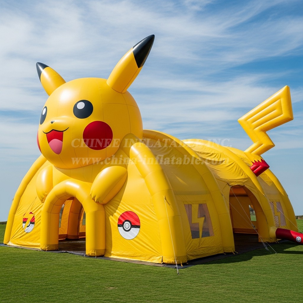 Tent1-6089 Pikachu Theme Inflatable Tent