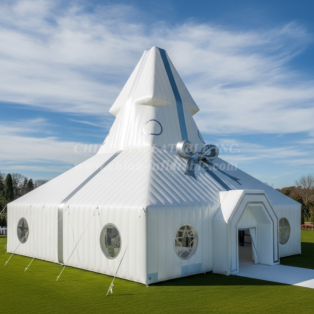 Tent1-6139 Giant Gift Box Inflatable Tent