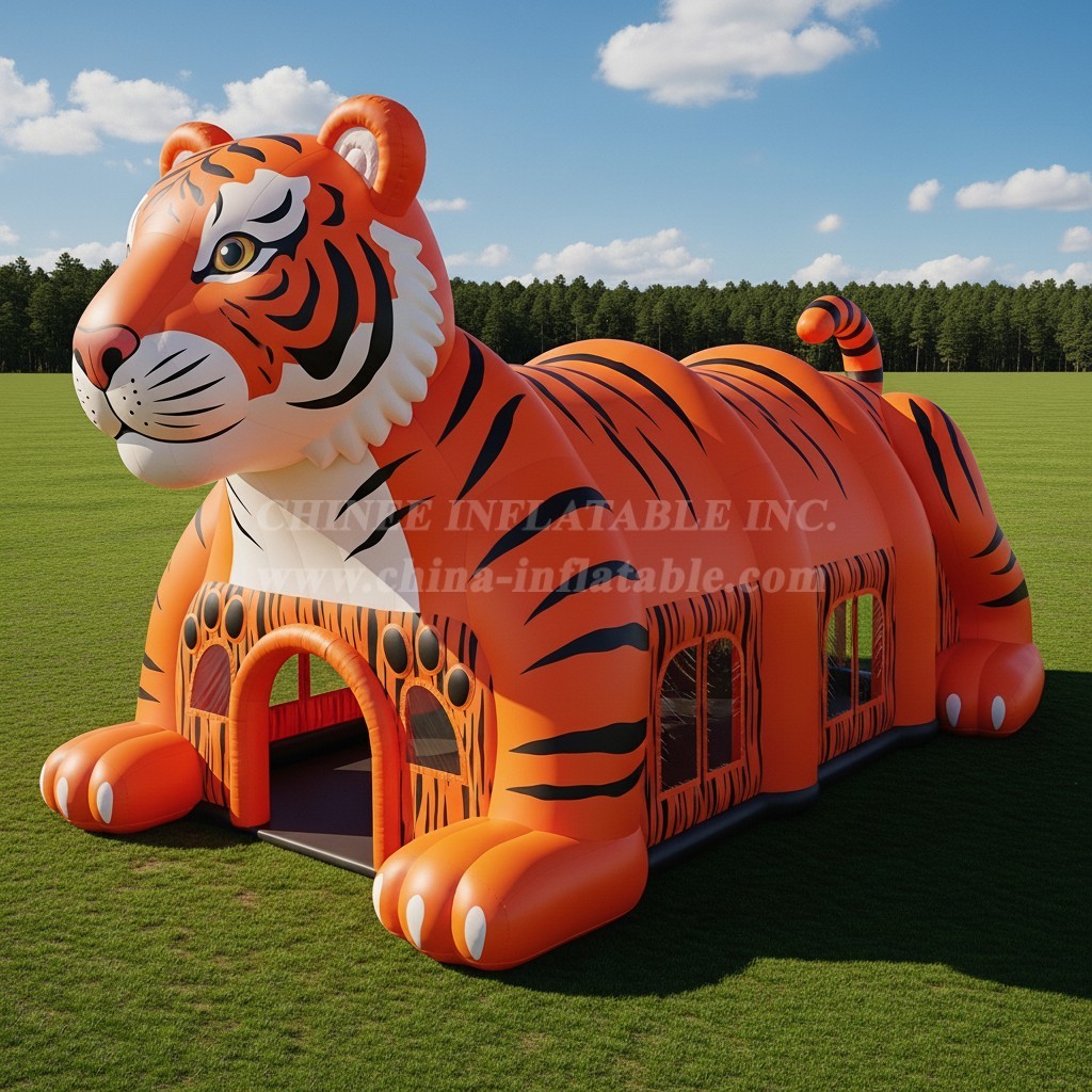 Tent1-6153 Tiger Theme Inflatable Tent