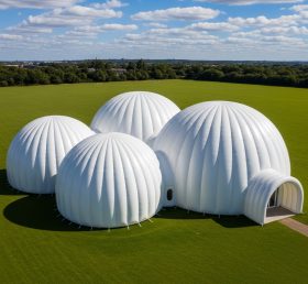 Tent1-6235 White Dome Cluster Inflatable...