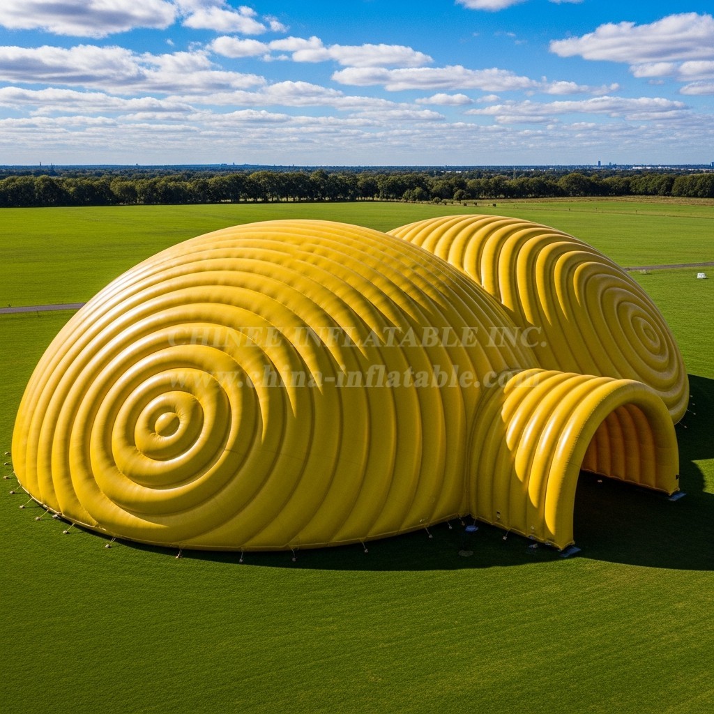Tent1-6248 Yellow Bubble Park Inflatable Dome