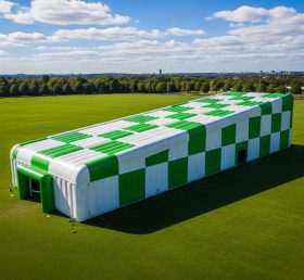 Tent1-6422 Green White Inflatable Rectan...