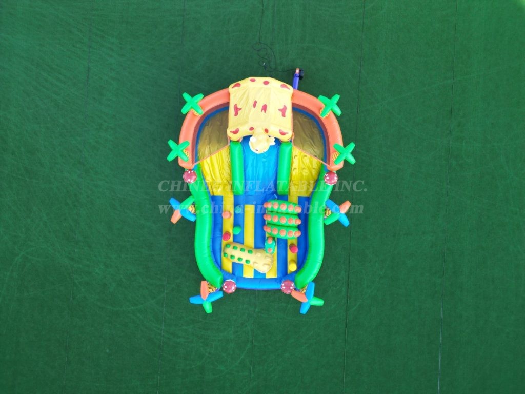 T2-8119 Giraffe Jungle Theme Inflatable Combos