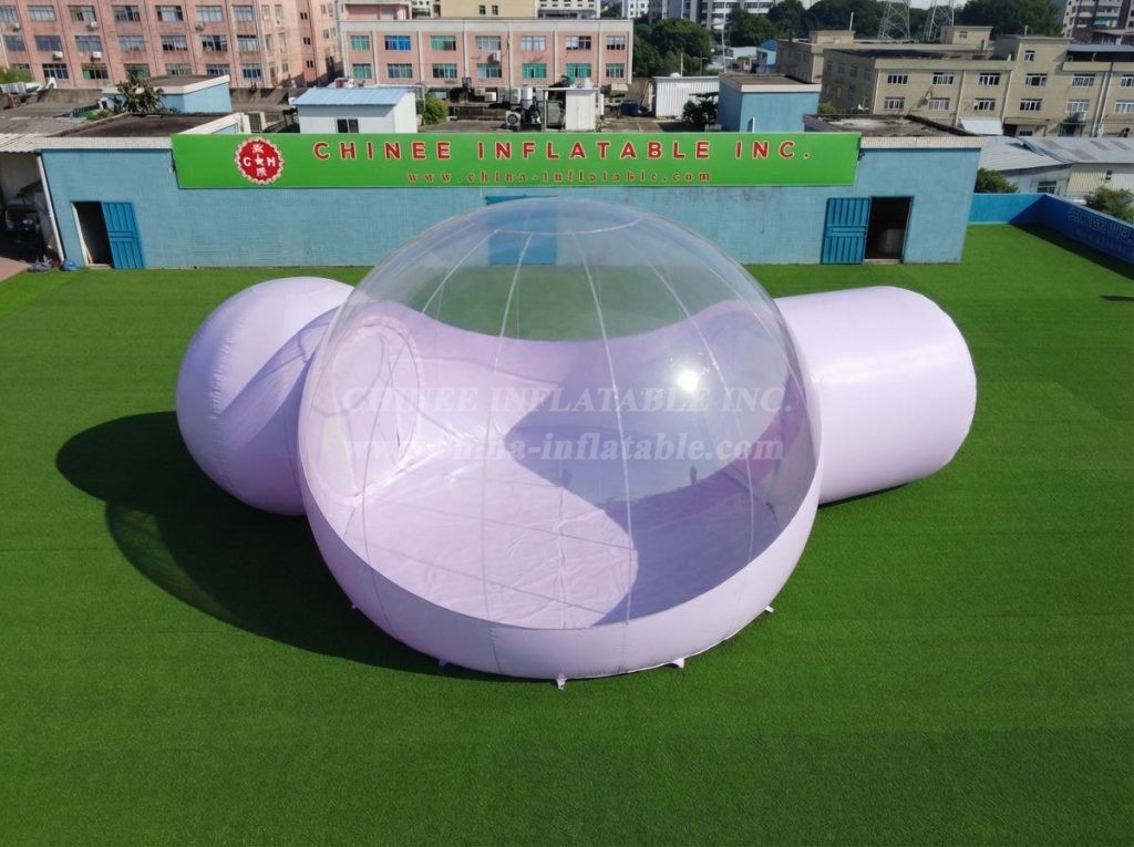 Tent1-5045F Lavender Inflatable Bubble Tent