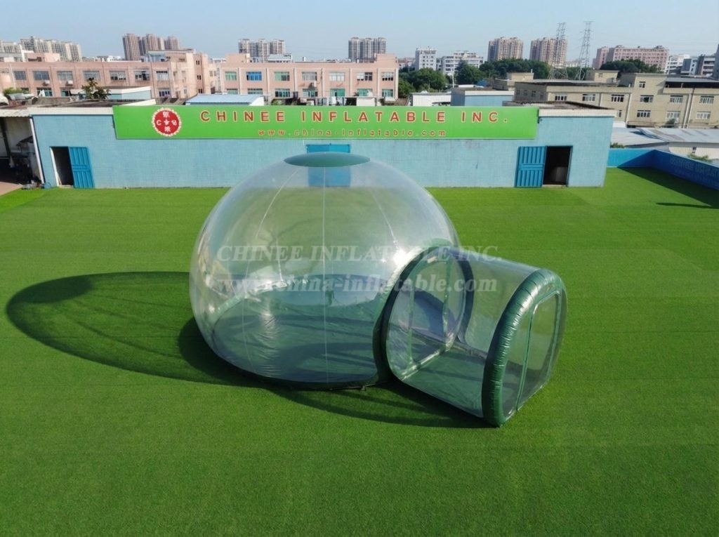 Tent1-5044D Dark Green Inflatable Bubble Tent