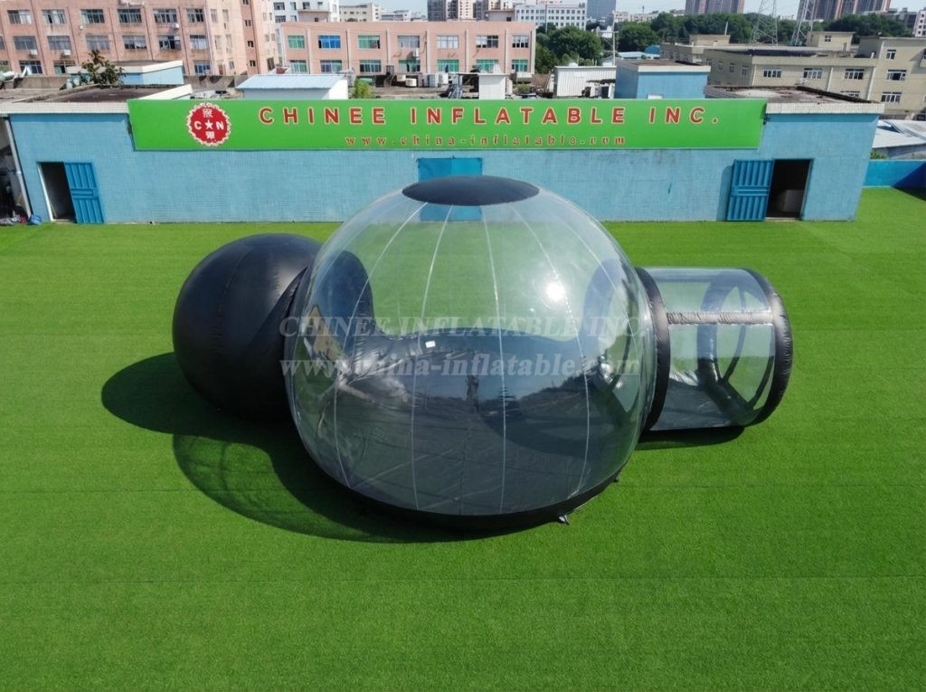 Tent1-5043A Black Inflatable Bubble Tent