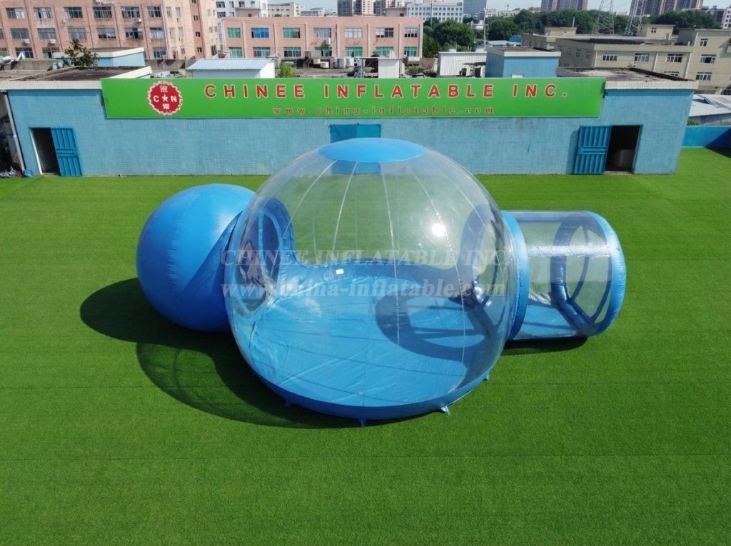 Tent1-5043B Blue Inflatable Bubble Tent
