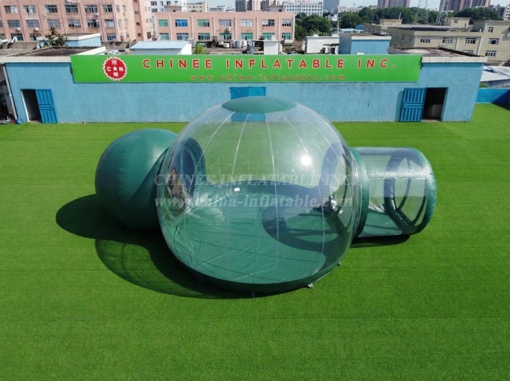 Tent1-5043D Dark Green Inflatable Bubble Tent