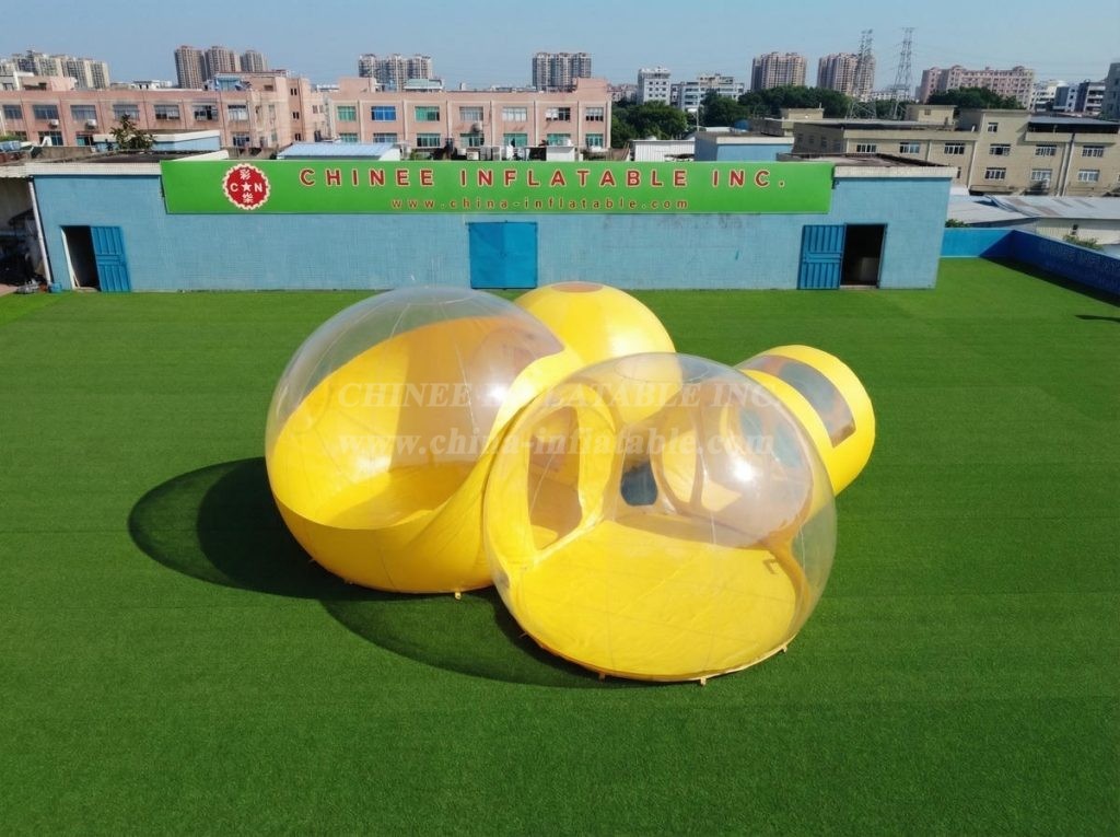 Tent1-5042O Yellow Inflatable Bubble Tent
