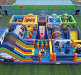 GF3-636 Zootopia Theme Inflatable Park