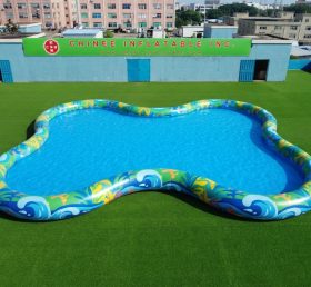 Pool4-027 Irregular Shaped Inflatable Po...