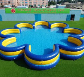 Pool4-028 Irregular Shaped Inflatable Po...
