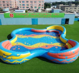 Pool4-034 Irregular Shaped Inflatable Po...