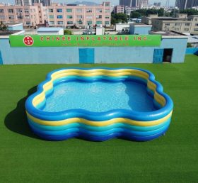 Pool4-045 Irregular Shaped Inflatable Po...