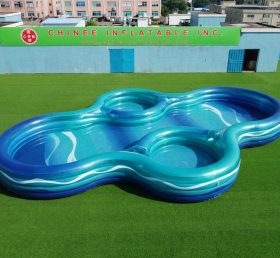 Pool4-052 Irregular Shaped Inflatable Po...