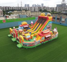 T6-6840 Food Trucks Theme Inflatable Pla...