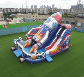 T6-6865 Rocket Theme Inflatable Playgrou...