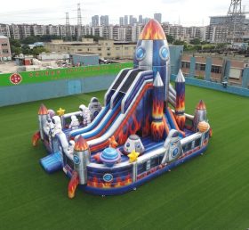 T6-6867 Rocket Theme Inflatable Playgrou...
