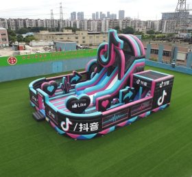 T6-6873 TikTok Theme Inflatable Playgrou...